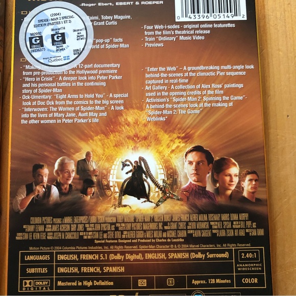 Spider-Man 1 and 2 DVD Movies Special Edition - Picture 3 of 7